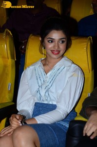 Actress Krithi Shetty attends a movie event
