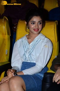 Actress Krithi Shetty attends a movie event