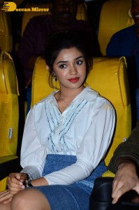 Actress Krithi Shetty attends a movie event