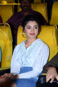 Actress Krithi Shetty attends a movie event