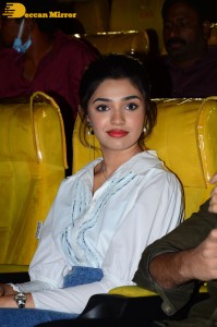 Actress Krithi Shetty attends a movie event