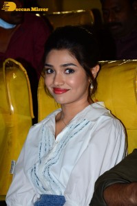 Actress Krithi Shetty attends a movie event