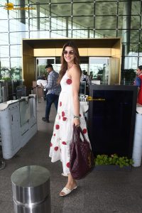 actress Kriti Sanon beautiful in a floral pattern summer dress