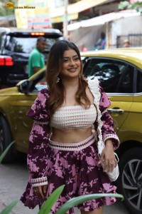 Kriti Sanon and her sister Nupur Sanon attend the launch of their fashion label No Boundaries