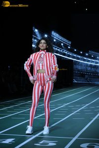 actress Kubbra Sait ramp walk at a fashion show