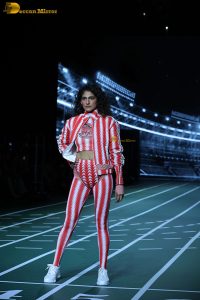 actress Kubbra Sait ramp walk at a fashion show