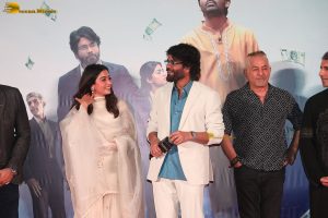Kuberaa Song Launch attended by Dhanush, Nagarjuna Akkineni, Rashmika Mandanna, Dalip Tahil, and others