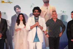 Kuberaa Song Launch attended by Dhanush, Nagarjuna Akkineni, Rashmika Mandanna, Dalip Tahil, and others