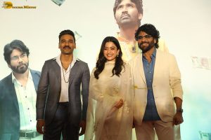 Kuberaa Song Launch attended by Dhanush, Nagarjuna Akkineni, Rashmika Mandanna, Dalip Tahil, and others