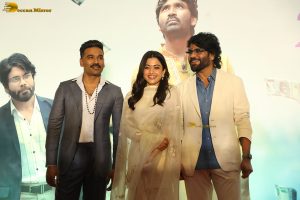Kuberaa Song Launch attended by Dhanush, Nagarjuna Akkineni, Rashmika Mandanna, Dalip Tahil, and others