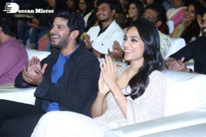Malayalam and Telugu film Kurup Pre-Release Event attended by Dulquer Salmaan, Sobhita Dhulipala and others