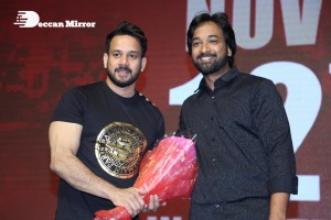 Malayalam and Telugu film Kurup Pre-Release Event attended by Dulquer Salmaan, Sobhita Dhulipala and others