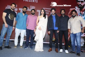 Malayalam and Telugu film Kurup Pre-Release Event attended by Dulquer Salmaan, Sobhita Dhulipala and others