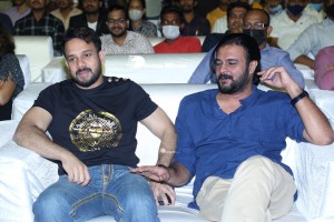 Malayalam and Telugu film Kurup Pre-Release Event attended by Dulquer Salmaan, Sobhita Dhulipala and others