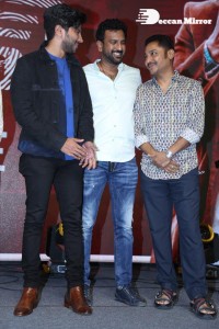 Malayalam and Telugu film Kurup Pre-Release Event attended by Dulquer Salmaan, Sobhita Dhulipala and others