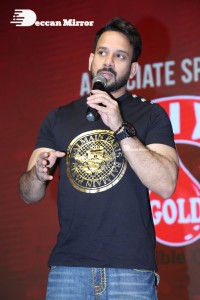 Malayalam and Telugu film Kurup Pre-Release Event attended by Dulquer Salmaan, Sobhita Dhulipala and others