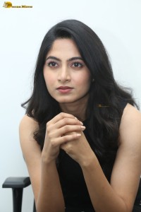 actress Kushee Ravi cute in black dress