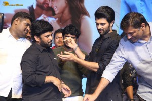 Kushi Blockbuster Celebrations in Visakhapatnam attended by Actor Vijay Deverakonda and Producer Naveen Yerneni