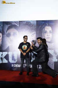 Trailer Launch of Kuttey attended by Arjun Kapoor, Tabu and Naseeruddin Shah
