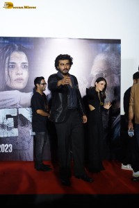 Trailer Launch of Kuttey attended by Arjun Kapoor, Tabu and Naseeruddin Shah