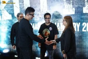 Trailer Launch of Kuttey attended by Arjun Kapoor, Tabu and Naseeruddin Shah