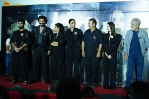 Trailer Launch of Kuttey attended by Arjun Kapoor, Tabu and Naseeruddin Shah