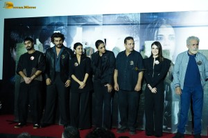 Trailer Launch of Kuttey attended by Arjun Kapoor, Tabu and Naseeruddin Shah