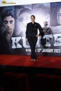 Trailer Launch of Kuttey attended by Arjun Kapoor, Tabu and Naseeruddin Shah