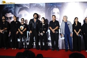 Trailer Launch of Kuttey attended by Arjun Kapoor, Tabu and Naseeruddin Shah