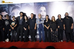 Trailer Launch of Kuttey attended by Arjun Kapoor, Tabu and Naseeruddin Shah