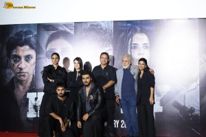 Trailer Launch of Kuttey attended by Arjun Kapoor, Tabu and Naseeruddin Shah