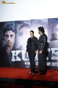 Trailer Launch of Kuttey attended by Arjun Kapoor, Tabu and Naseeruddin Shah
