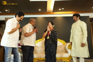Indian Actress L. Vijayalakshmi presented with NTR Award on October 31, 2022