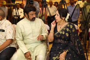 Indian Actress L. Vijayalakshmi presented with NTR Award on October 31, 2022