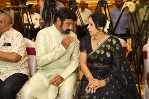 Indian Actress L. Vijayalakshmi presented with NTR Award on October 31, 2022