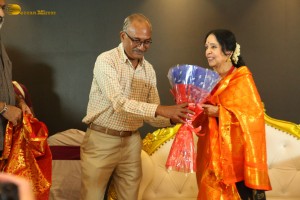 Indian Actress L. Vijayalakshmi presented with NTR Award on October 31, 2022
