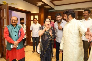 Indian Actress L. Vijayalakshmi presented with NTR Award on October 31, 2022