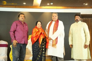 Indian Actress L. Vijayalakshmi presented with NTR Award on October 31, 2022
