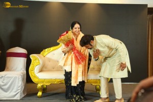 Indian Actress L. Vijayalakshmi presented with NTR Award on October 31, 2022