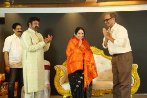 Indian Actress L. Vijayalakshmi presented with NTR Award on October 31, 2022
