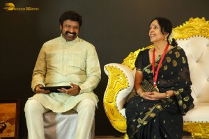 Indian Actress L. Vijayalakshmi presented with NTR Award on October 31, 2022