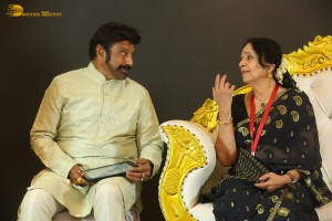 Indian Actress L. Vijayalakshmi presented with NTR Award on October 31, 2022