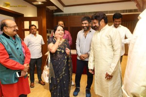 Indian Actress L. Vijayalakshmi presented with NTR Award on October 31, 2022