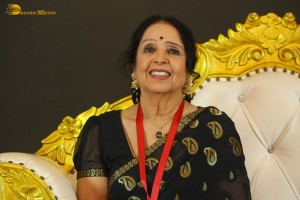 Indian Actress L. Vijayalakshmi presented with NTR Award on October 31, 2022