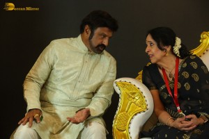 Indian Actress L. Vijayalakshmi presented with NTR Award on October 31, 2022