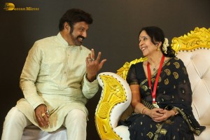 Indian Actress L. Vijayalakshmi presented with NTR Award on October 31, 2022