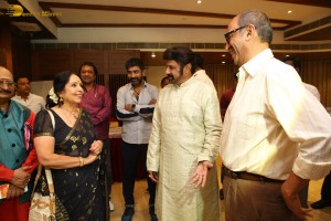 Indian Actress L. Vijayalakshmi presented with NTR Award on October 31, 2022