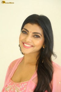 actress lahari ravishing looks in a pink lehenga choli