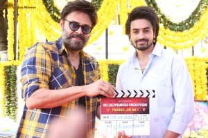 Lalithambika Productions No 1 Movie Launch attended by Ashok Galla, Jayadev Galla, Namrata Shirodkar and Venkatesh