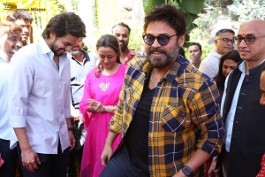 Lalithambika Productions No 1 Movie Launch attended by Ashok Galla, Jayadev Galla, Namrata Shirodkar and Venkatesh